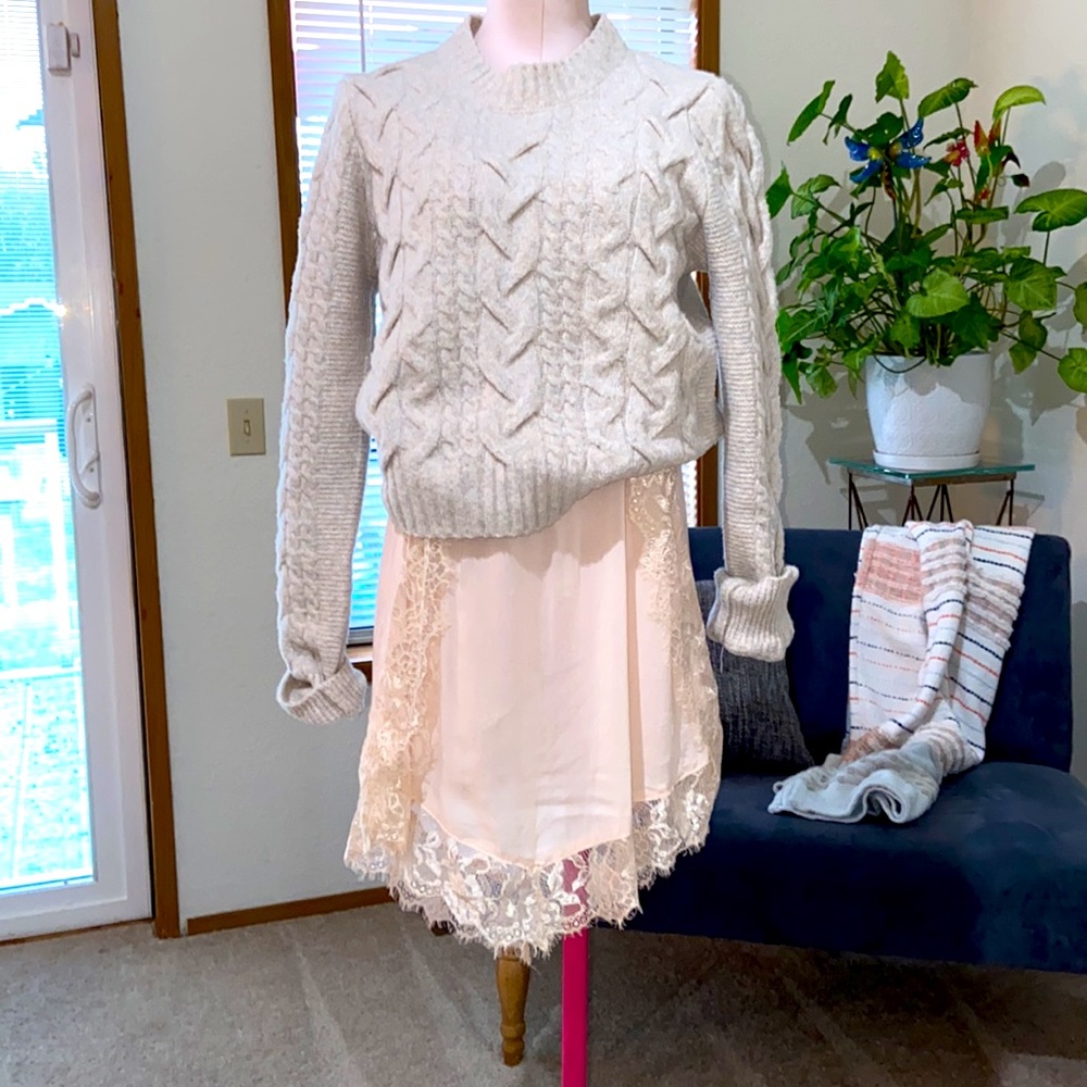 Free People lace cami dress